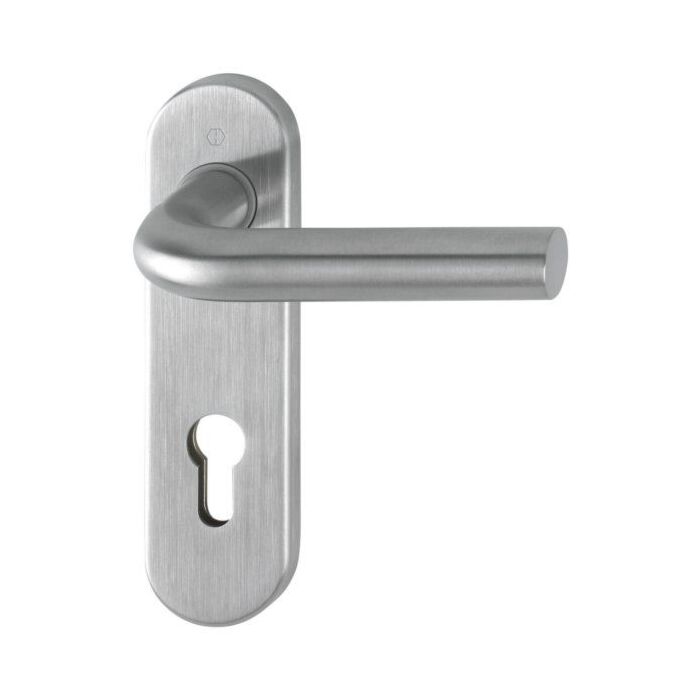 HOPPE Bonn Kurzschild-Garnitur E150Z/353K-72 mm-Profilzylinder-35 - 45 mm-Innentür