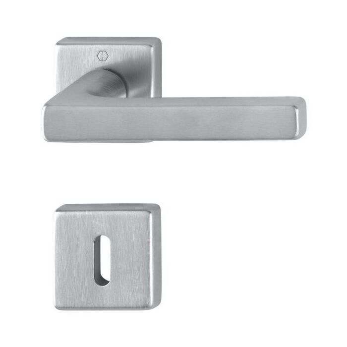 F41-R Messing satiniert verchromt-Resista - Ovalbart