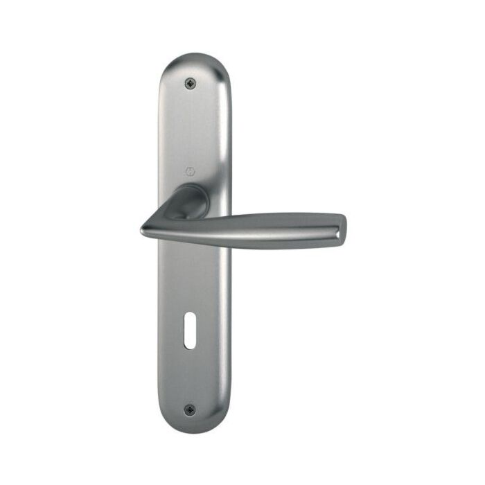 HOPPE Vitória Langschild-Garnitur 1515/273P - F9 Aluminium Stahl - BB