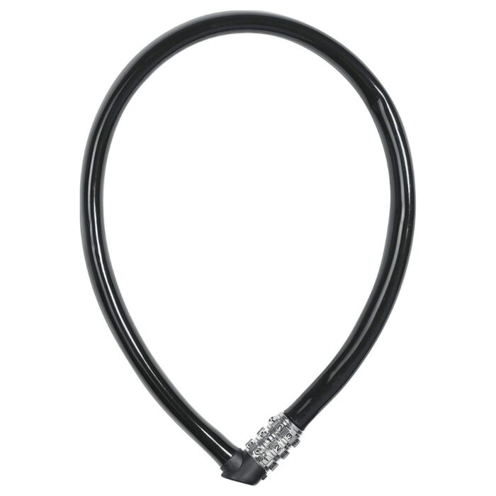 ABUS - Zahlen-Seilschloss 1100/55 in schwarz