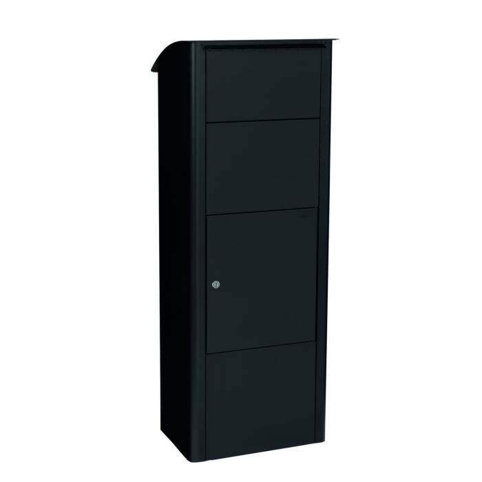 MEFA Beech - Paketkasten aus Stahl-Tiefschwarz (RAL 9005)