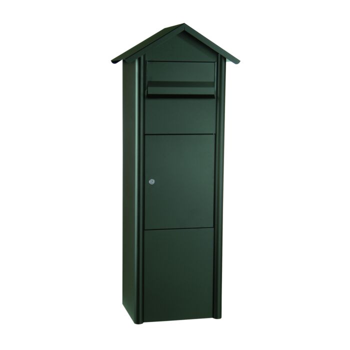 MEFA Pine - Paketkasten aus Stahl-Tiefschwarz (RAL 9005)