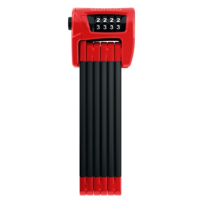 ABUS Faltschloss Bordo Combo 6100/90 in rot