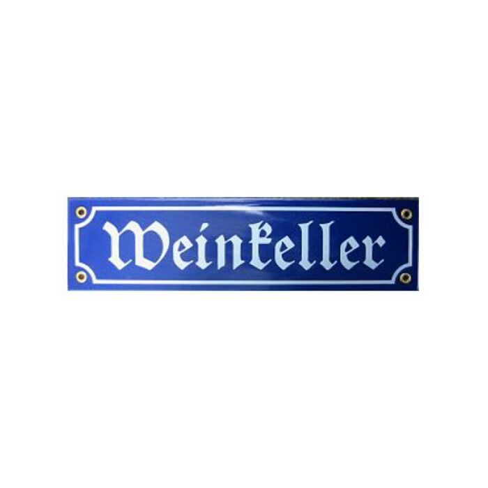 Münder-Email Schild - Weinkeller