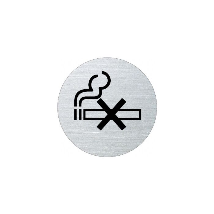 Ofform Edelstahlschild - Rauchen verboten