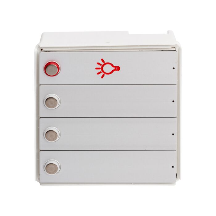 RENZ Tastenmodul RSA2 kompakt - 3 Klingel- & 1 Lichttaster