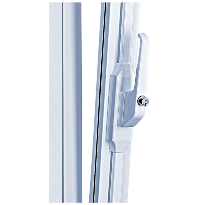 IKON Fensterstangenverschluss -braun-verschiedenschliessend-3000 mm (2 Stangen)