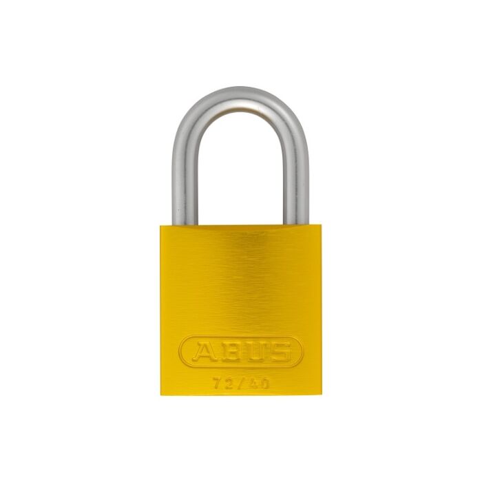 ABUS Vorhangschloss Aluminium 72LL/40 gelb
