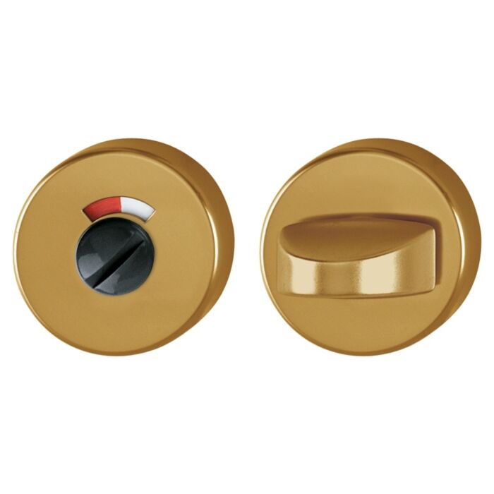 HOPPE WC-Rosette 42KVS mit Frei / Besetzt-Anzeige - F4 Aluminium Bronze