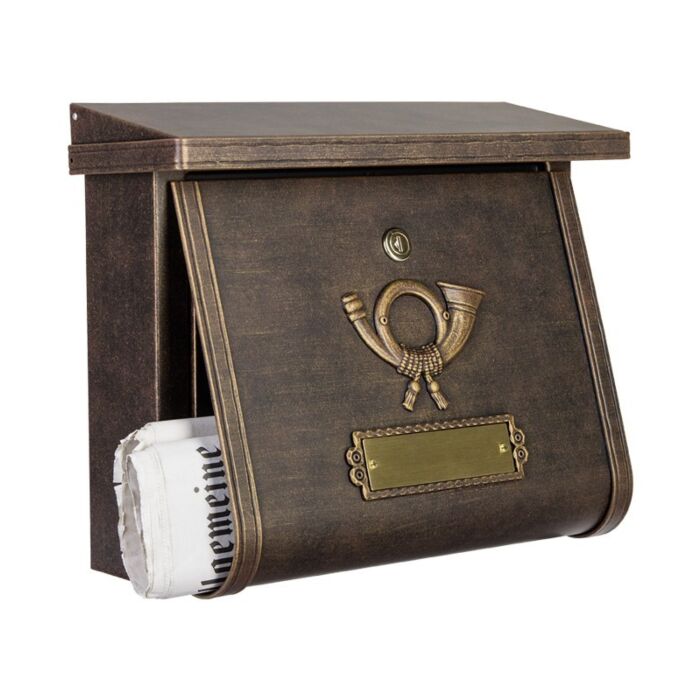 HEIBI Briefkasten MULTI im Landhausstil-braun