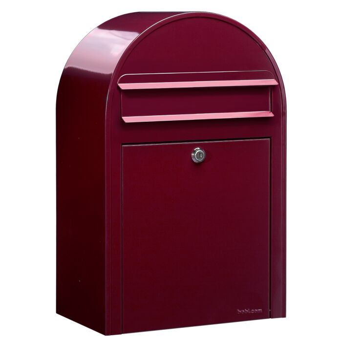 BOBI Briefkasten Classic - Weinrot (RAL 3005)
