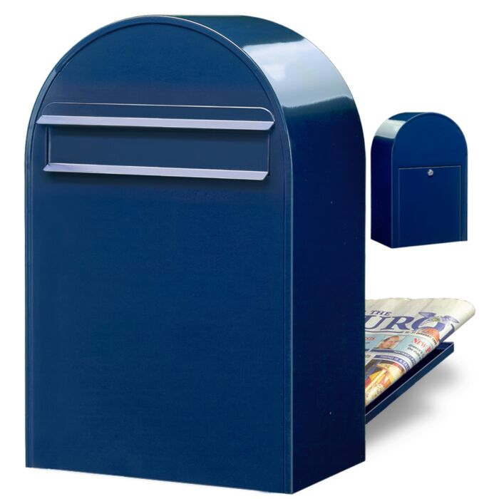 BOBI Briefkasten Classic B-Saphirblau (RAL 5003)