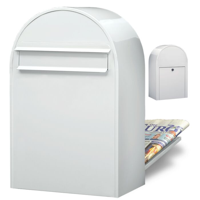 BOBI Briefkasten Classic B-Verkehrsweiß (RAL 9016)