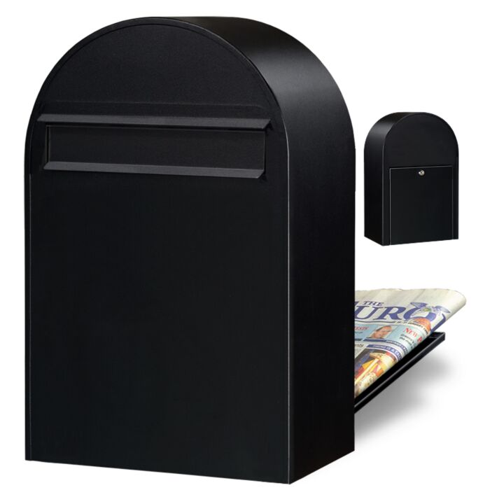 BOBI Briefkasten Classic B-Tiefschwarz (RAL 9005)