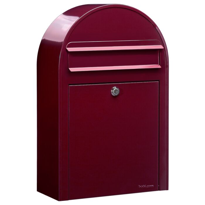 BOBI Briefkasten Classic S-Weinrot (RAL 3005)