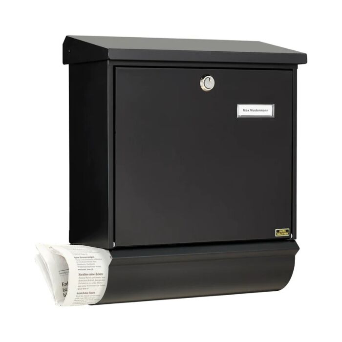 Burg Wächter Briefkasten Comfort Set-schwarz