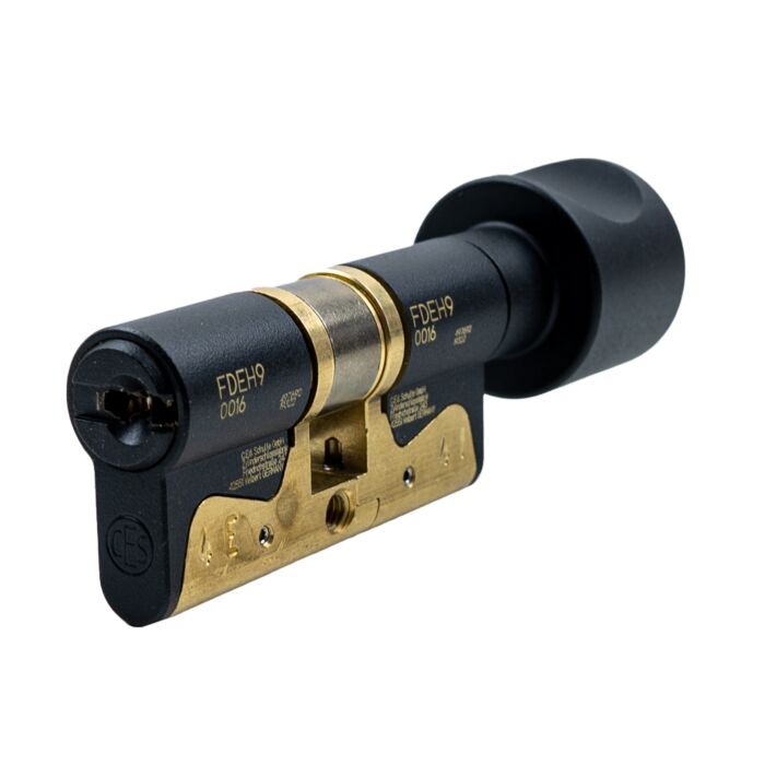 CES RHM Doppelzylinder schwarz matt