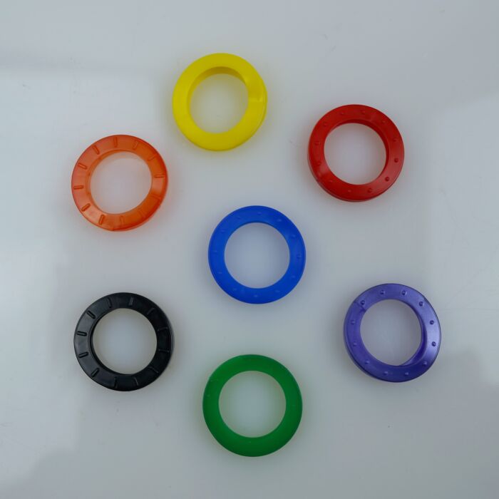Reiher Schlüsselkennring groß offen