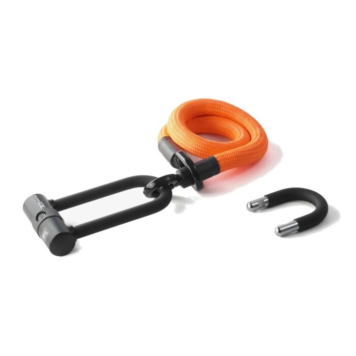 tex-lock Fahrradschloss eyelet - acid orange - 80 cm