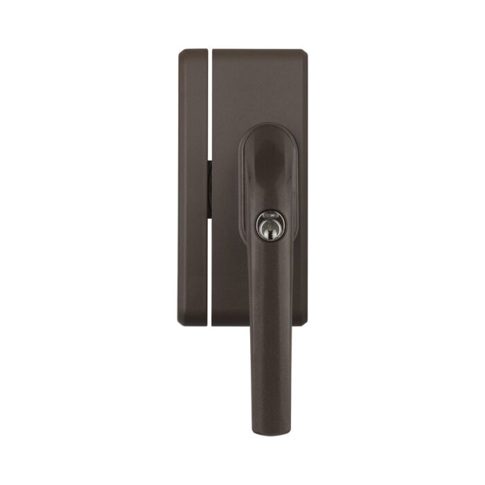 ABUS verschließbarer Fenstergriff FO 400A mit Alarm-braun