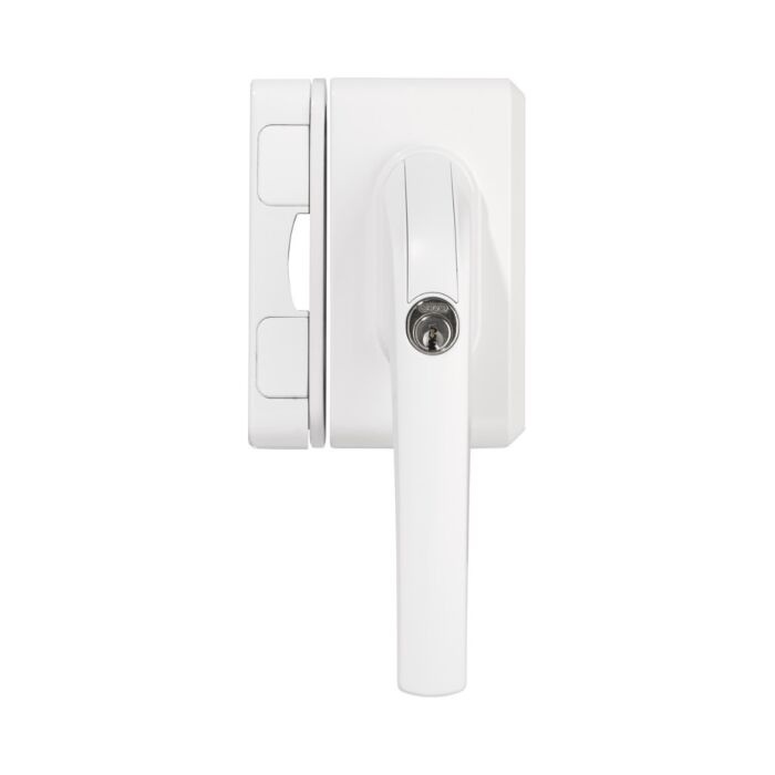 ABUS verschliessbarer Fenstergriff FO 500 - mit Sperrbügel-weiß
