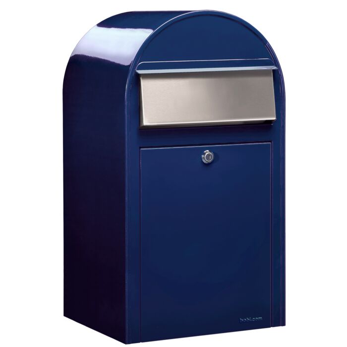 BOBI Briefkasten Grande-Saphirblau (RAL 5003)
