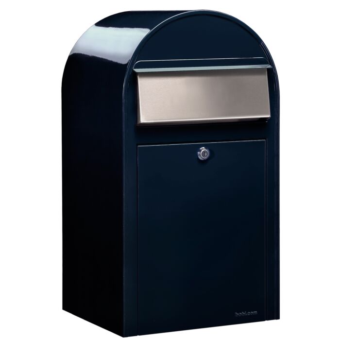 BOBI Briefkasten Grande-Schwarzblau (RAL 5004)