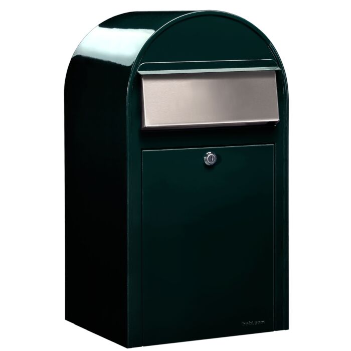BOBI Briefkasten Grande-Schwarzgrün (RAL 6012)