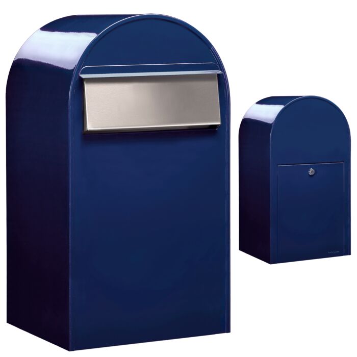 BOBI Briefkasten Grande B-Saphirblau (RAL 5003)