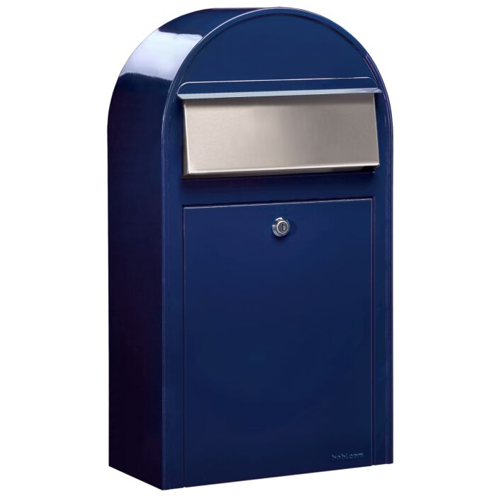 BOBI Briefkasten Grande S-Saphirblau (RAL 5003)
