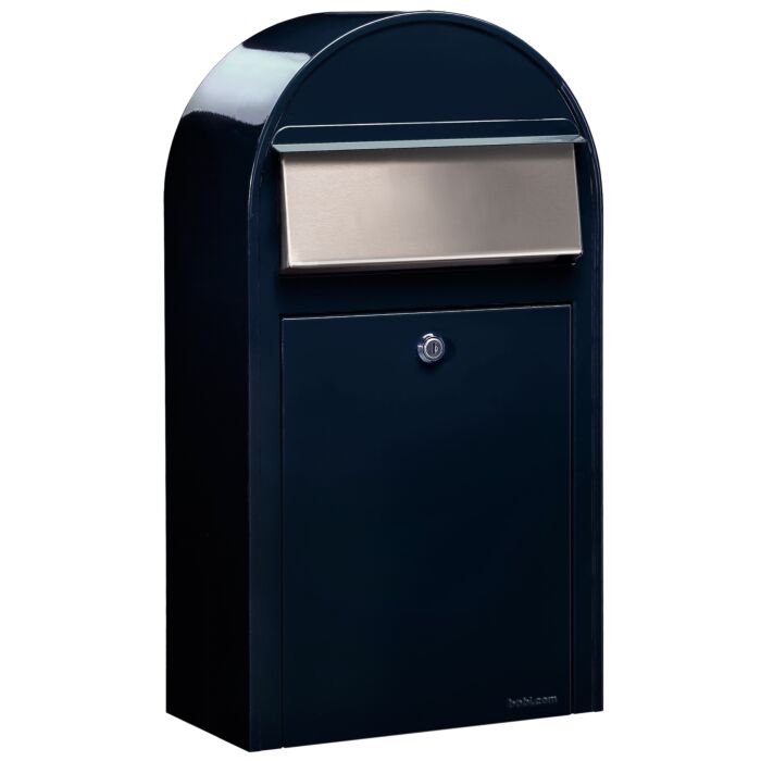 BOBI Briefkasten Grande S-Schwarzblau (RAL 5004)