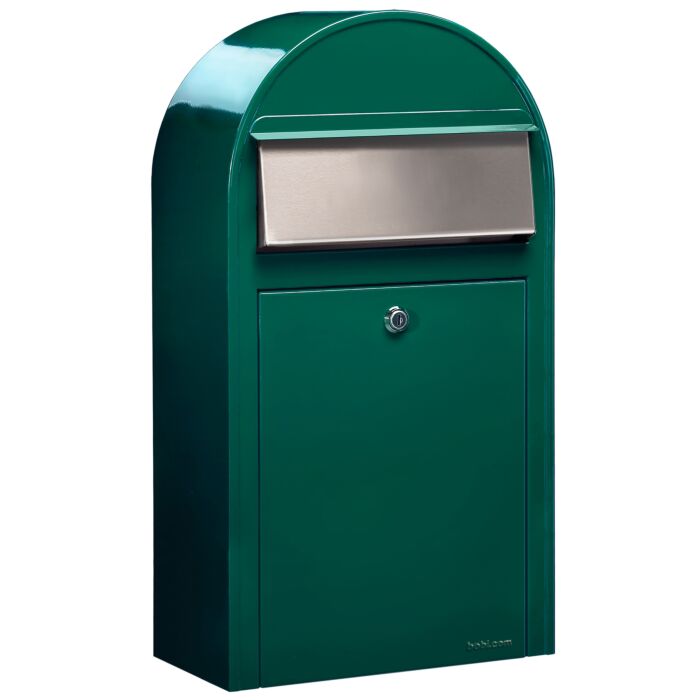 BOBI Briefkasten Grande S-Moosgrün (RAL 6005)