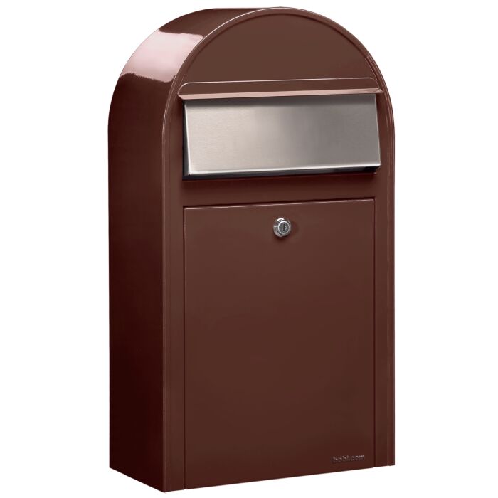 BOBI Briefkasten Grande S-Schokoladen-braun (RAL 8017)
