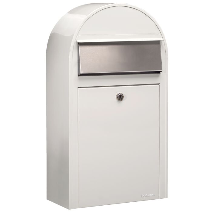 BOBI Briefkasten Grande S-Verkehrsweiß (RAL 9016)