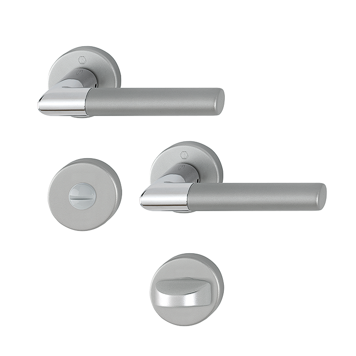 HOPPE Lecce Rosetten-Garnitur 1405/42KV/42KVS-WC