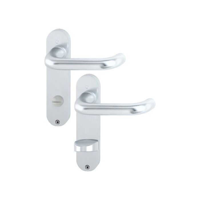 HOPPE Paris Kurzschild-Garnitur 138L/300K-78 mm-WC-Bad/WC