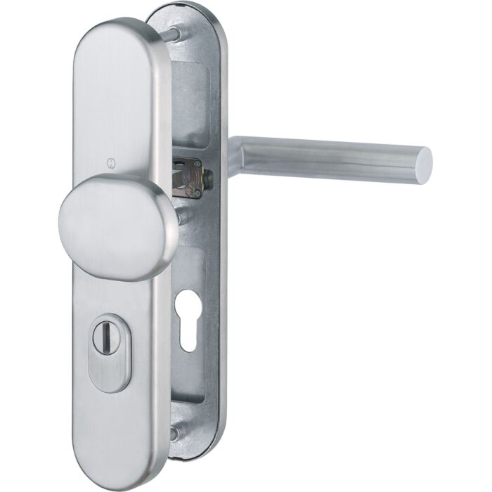HOPPE Amsterdam Schutzbeschlag mit Zylinder-Abdeckung SK2 - 72 mm
