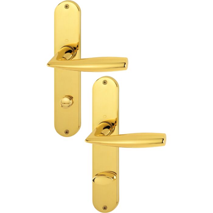 HOPPE Vitória Langschild-Garnitur M1515/302-78 mm-WC-37 - 42 mm-F71