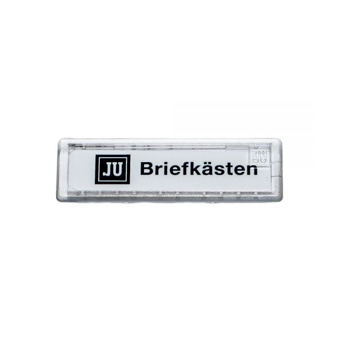 JU Namensschild diebstahlgesichert