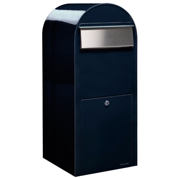 BOBI Briefkasten Jumbo-Schwarzblau (RAL 5004)