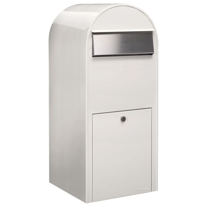 BOBI Briefkasten Jumbo-Verkehrsweiß (RAL 9016)