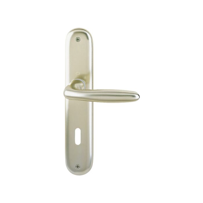 F2 Aluminium Neusilber - Ovalbart