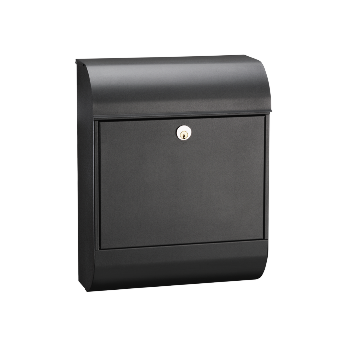 MEFA Briefkasten Pearl-Tiefschwarz (RAL 9005)