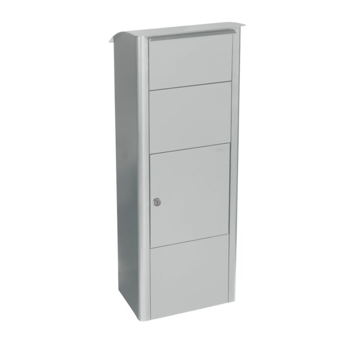 MEFA Beech - Paketkasten aus Stahl-Weißaluminium (RAL 9006)