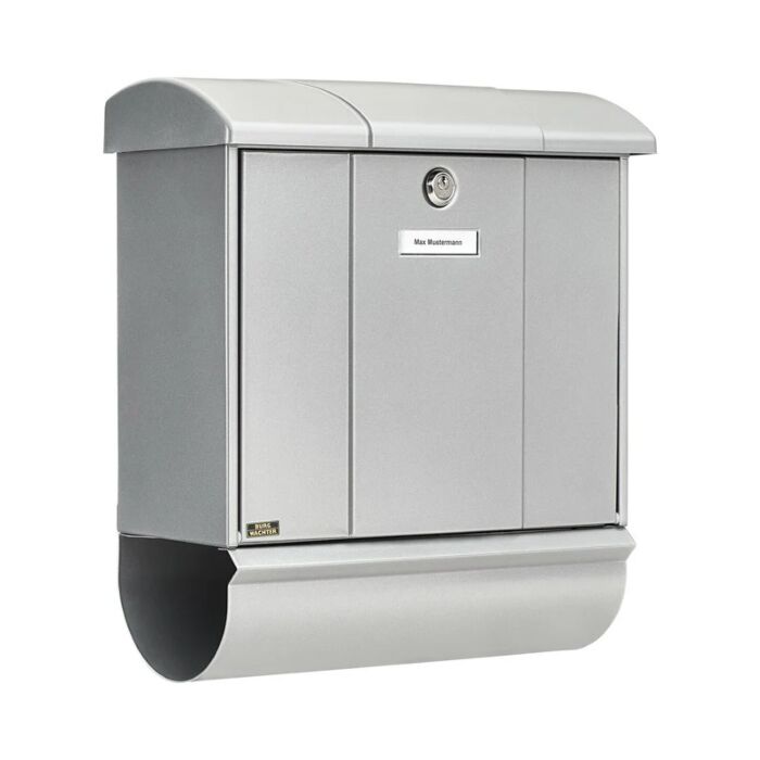Burg Wächter Briefkasten Olymp Set-silber
