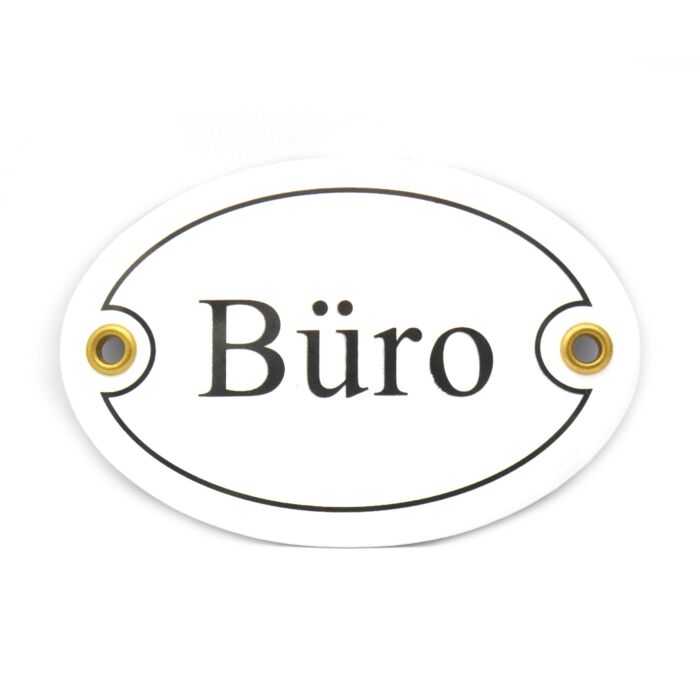 Münder-Email Türschild - Büro