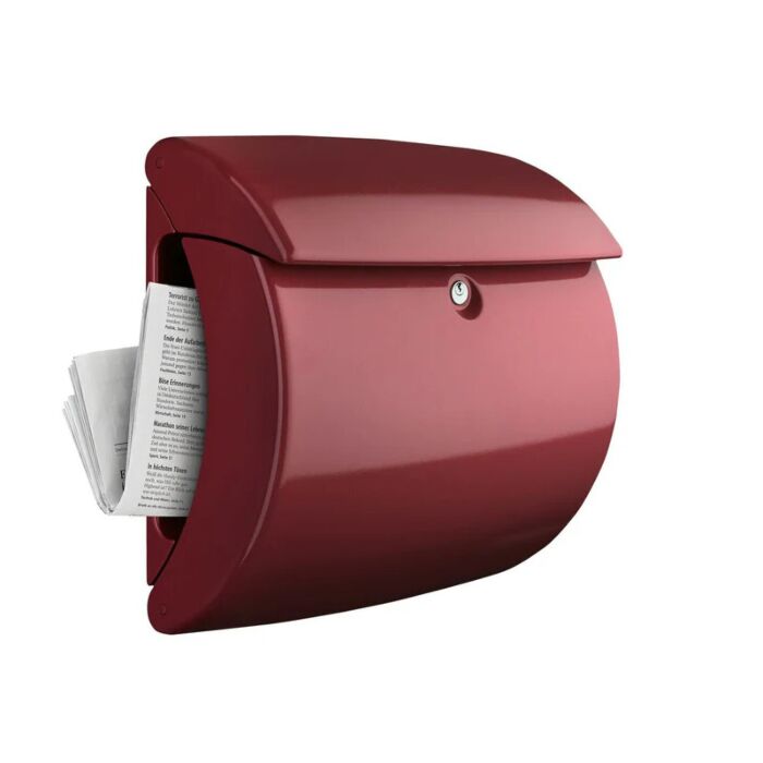 Burg Wächter Briefkästen Piano-Weinrot