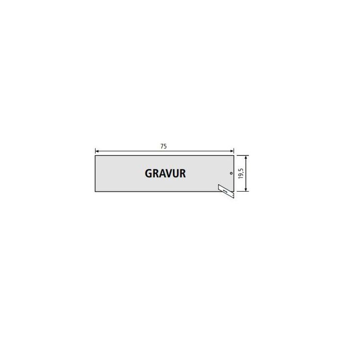 RENZ RSA2 Namensschild mit Gravur
