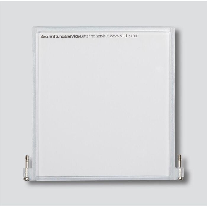 SSS Siedle Namensschild mit Kreuzschlitzschrauben TM 511-01