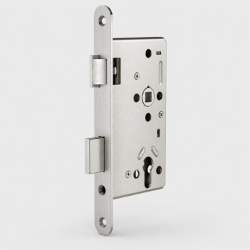 SSF Panik-Einsteckschloss Serie 20 APE Funktion E – DIN links, 65/72/9 mm, Edelstahlstulp
